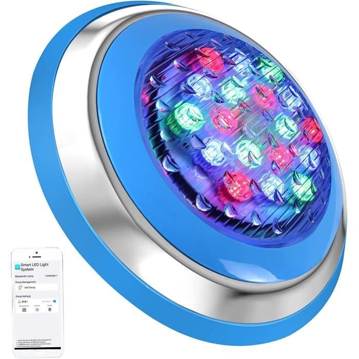 Swim Home Spot de piscine LED RGB 35W 12V avec télécommande