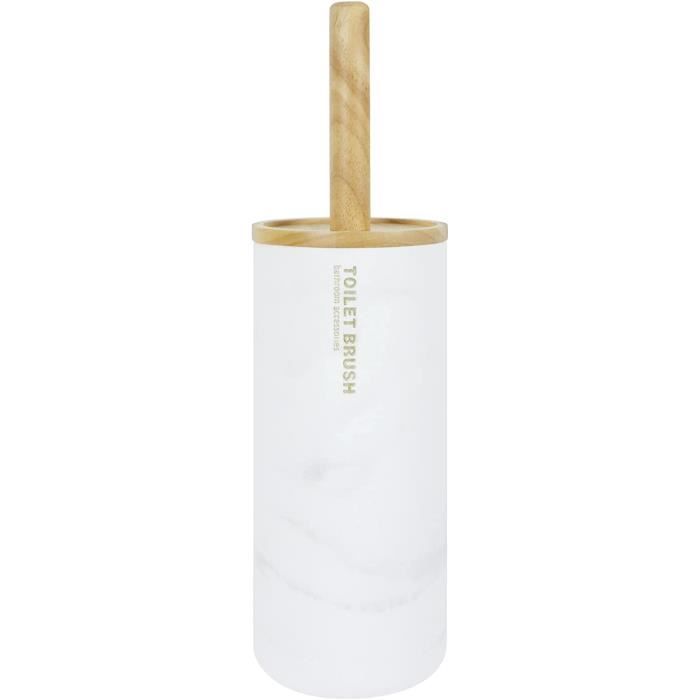 Brosses Et Supports WC, Brosse WC En Silicone Pour Nettoyage En Profondeur Support Pour Salle De Bain Fixation Au Sol Ou Au Mur Blanc 96662696