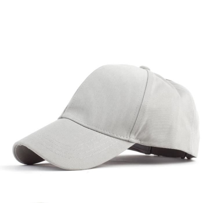 Casquette Baseball Avec Ouverture Pour Queue De Cheval - Filet Arrière, Réglable, Unisexe