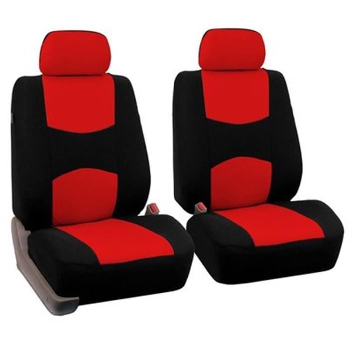 9-4 pièces ensemble universel siège de voiture couvre automobile siège  protecteur Auto intérieur acces red front set