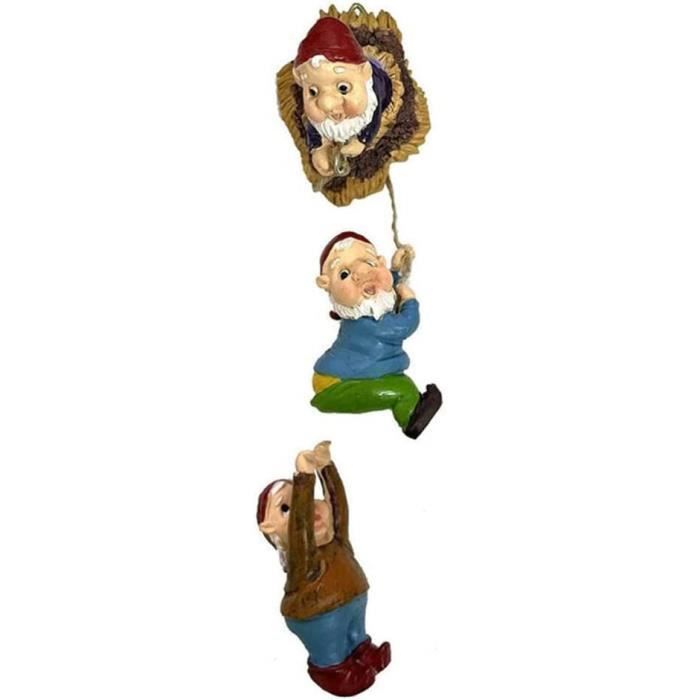4 Figurines Nains De Jardin Miniatures - Décoration Mignonne Pour Pot De Fleurs, Bureau Ou Table