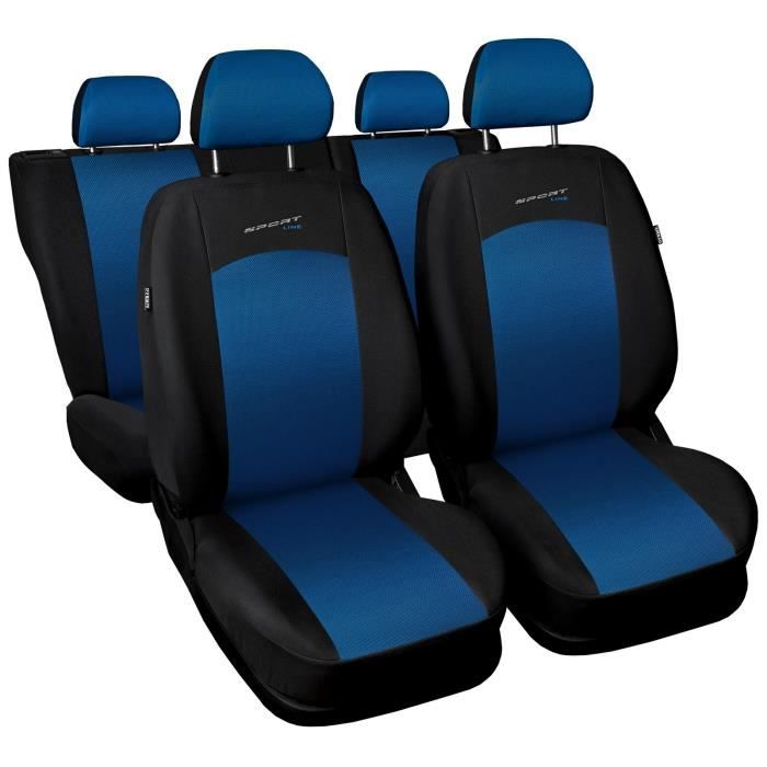 Housses De Siège Universelles Pour Hyundai Santa Fe I à V (2000-...) - Kit Complet Avant/arrière, Compatible Airbags - 9