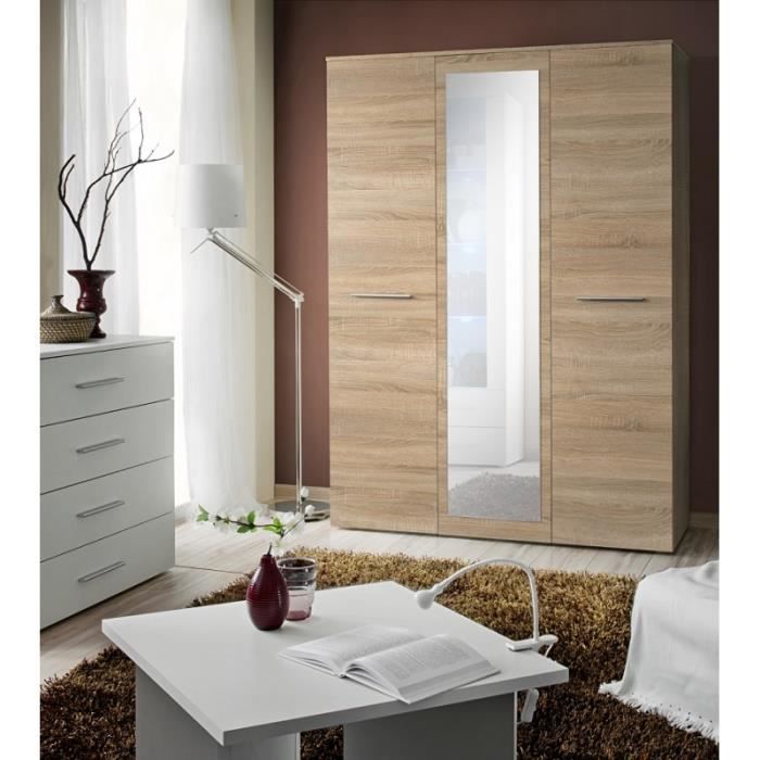 Armoire Penderie Big 135 Cm X 190 Cm X 55 Cm Chene Achat Vente Armoire De Chambre Armoire Penderie Big 135 Soldes Cdiscount
