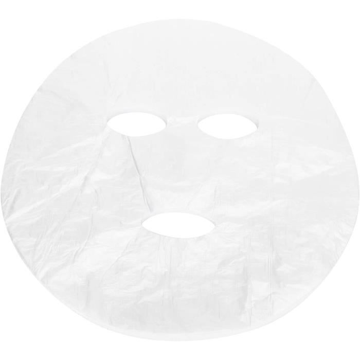 Masque Pour Le Visage - Pcs Film Plastique Jetable Facial Papier Diy Beauté  Soins La Peau - Cdiscount Au quotidien