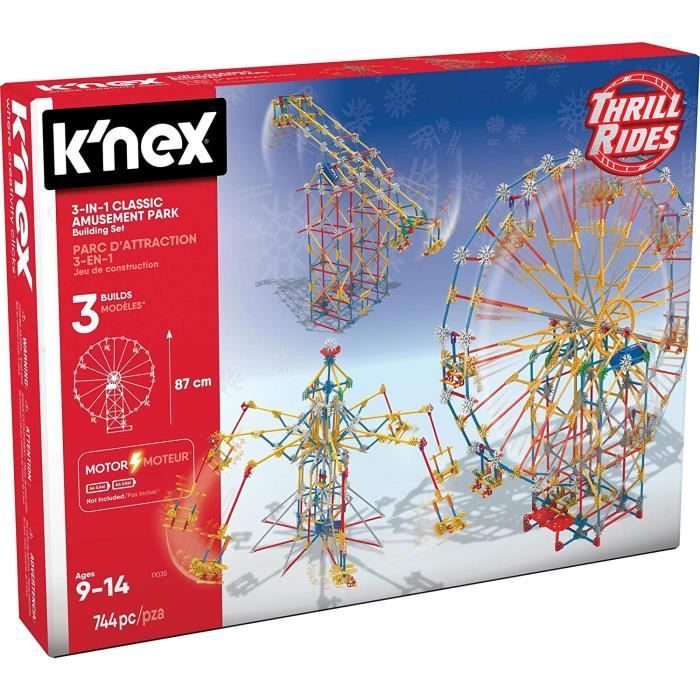 Jeu De Construction - Thrill Rides-Jeu Construction-Parc Attraction 3 Manèges