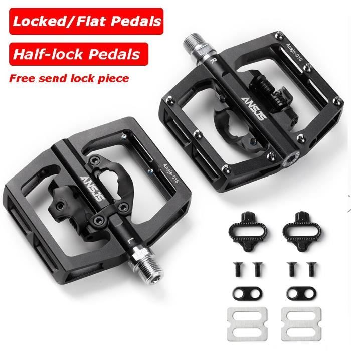 Wonderbaarlijk bijzonder bijgeloof Pédalier,ANSJS vtt pédales auto-bloquantes vélo Clipless pédales en alliage d'aluminium SPD CR-MO pédales - Type A016-Black - Cdiscount Sport Wonderbaarlijk bijzonder bijgeloof Pédalier,ANSJS vtt pédales auto-bloquantes vélo Clipless pédales en alliage d'aluminium SPD CR-MO pédales - Type A016-Black - Cdiscount Sport