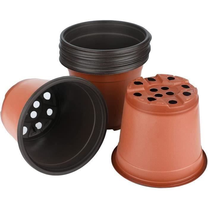 Pots Prelevements Rouges Pot de Semis - AUTREMENT - 15 cm - Plastique - Lot de 50 - Rouge ...