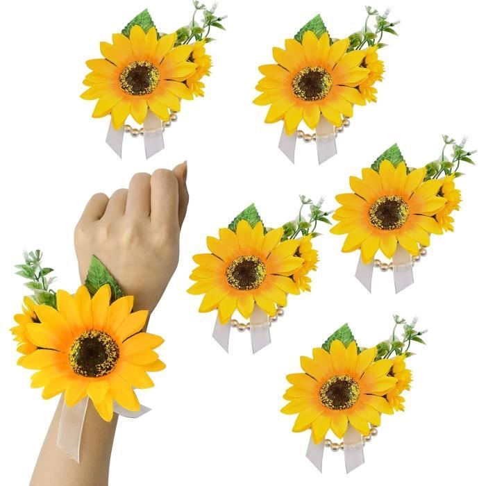 Bracelet De Flétrissage Showman Imprimé Tournesol - Nylon - Modèle 19672