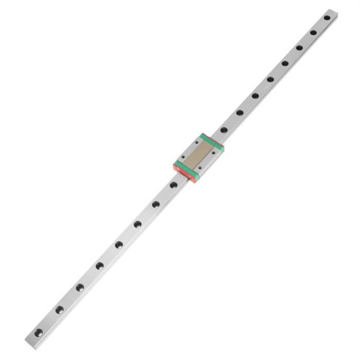 Lot De 2 Barres Rondes, Droites, Diamètre X Longueur : 8 X 450mm Guides Lineaire Arbres De Precision Horizontal Roulements Pour Imprimante 3d Cnc