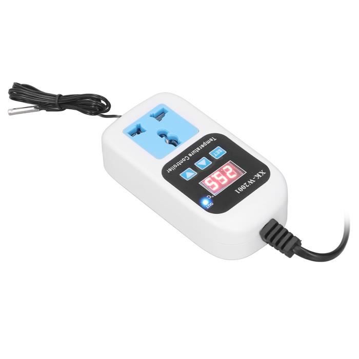 Jooheli Prise Thermostat Numérique 230 V 16 A Avec Sonde Minuterie Jour