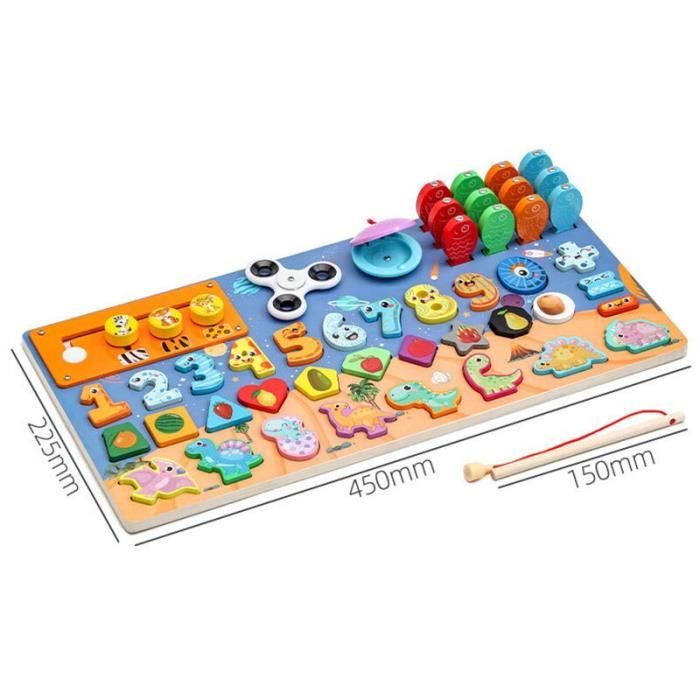 18 Engrenages Rotatifs Mathématiques – Jeu éducatif Multiplications, Additions Et Divisions – Dès 3 Ans