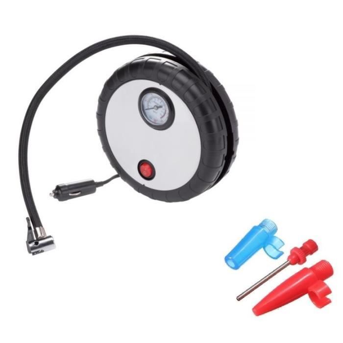 Mini 12V Portable Auto Gonfleur De Pneus 10 BAR Auto Compresseur D'air  Voiture Gonflable Pompe avec 3 adaptateurs - Cdiscount Auto