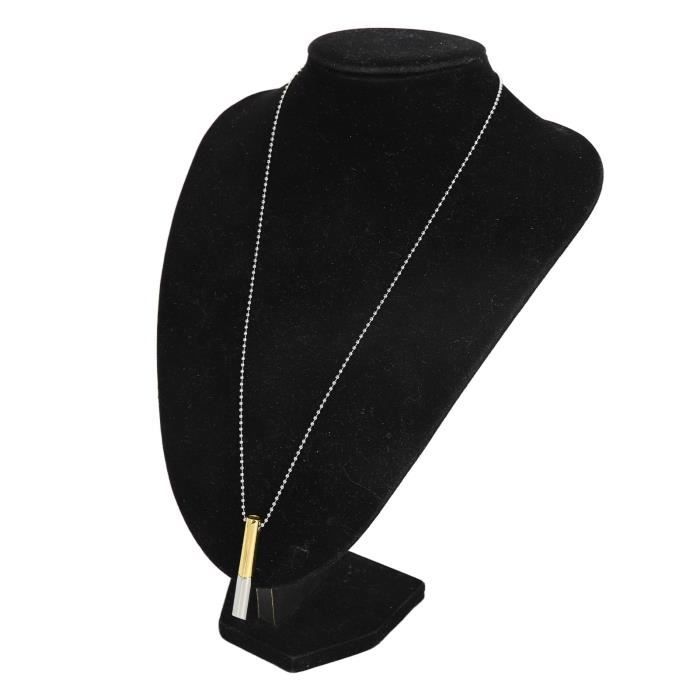 Collier De Respiration Consciente Anapana - Collier De Soulagement De L'Anxiété Pour Hommes, Bleu