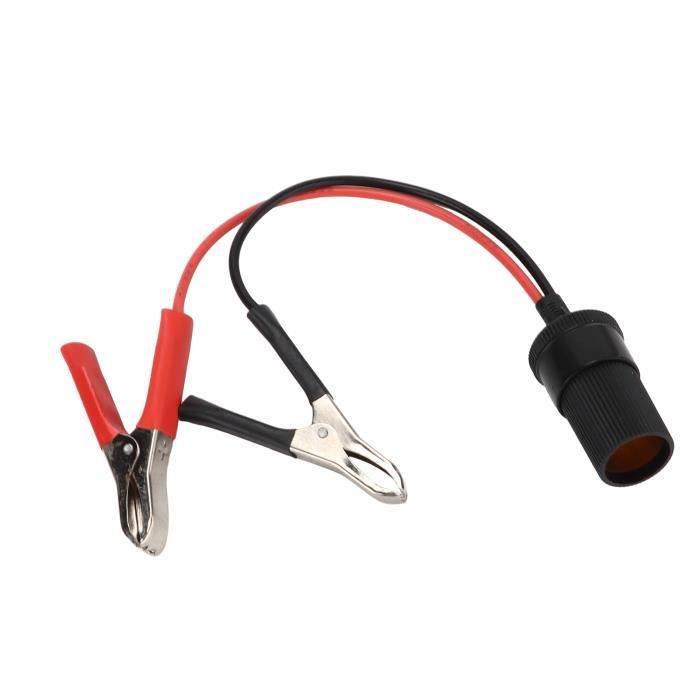 Garosa câble de pince de batterie de voiture Câble de serrage de batterie de voiture Clip-on isolé Rallonge de fil de cavalier