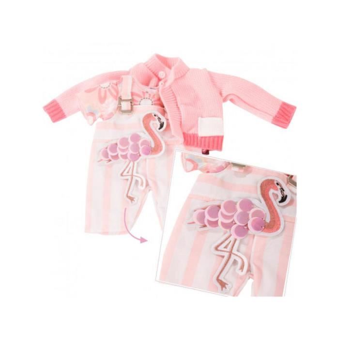 Ensemble bebe GOTZ Pretty Flamingo Rose multicolore Mixte Cdiscount Jeux Jouets