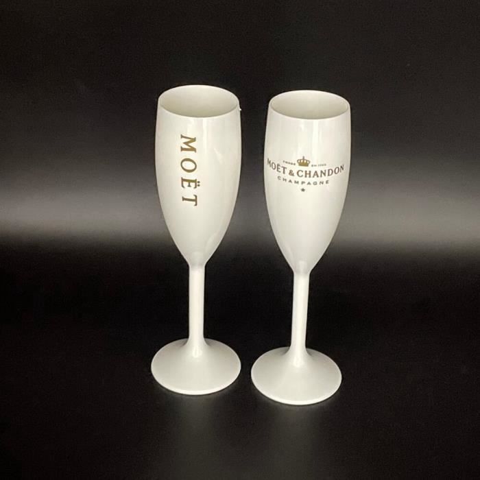 Flûtes à Champagne en plastique gobelet de Cocktail PS en acrylique