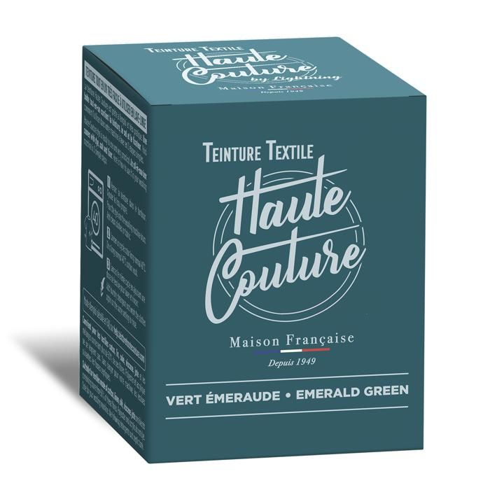 Teinture textile haute couture vert emeraude 350g