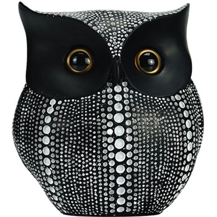 Statue De Chouette En Cristal Réaliste - Décoration Hibou Élégante Sculptée à La Main Pour Maison Et Cadeaux