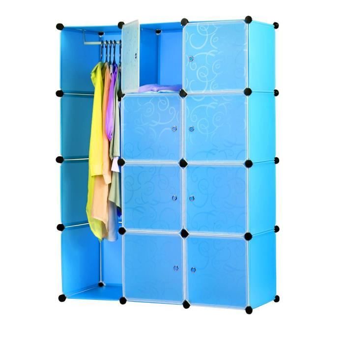 Armoire Penderie Etagere Etageres De Bricolage Rangement Cube 12 Achat Vente Armoire De Chambre Armoire Penderie Etagere Soldes Des Le 15 Juillet Cdiscount