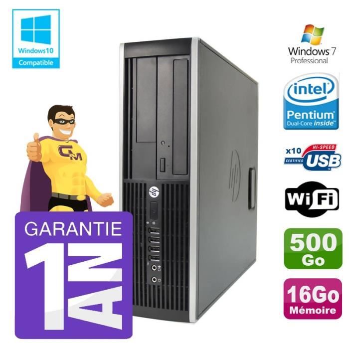Acheter PC HP 8200 SFF Intel G630 16Go Disque 500Go Graveur Wifi W7 Reconditionné - 345,45 € PC HP 8200 SFF Intel G630 16Go Disque 500Go Graveur Wifi W7 Reconditionné - Hewlett-Packard reconditionné disponible sur Cdiscount Seconde Vie