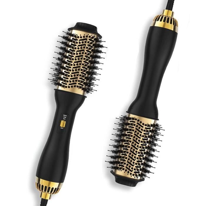 TD® brosse soufflante ronde seche cheveux brushing 2 en 1 professionne –