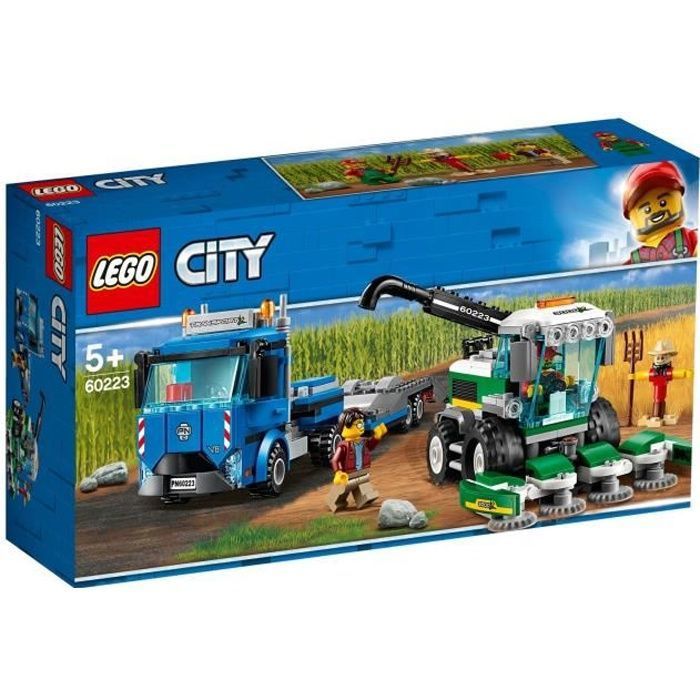 Lego®city 60343 - le transport de l'helicoptere de secours, jeux de  constructions & maquettes