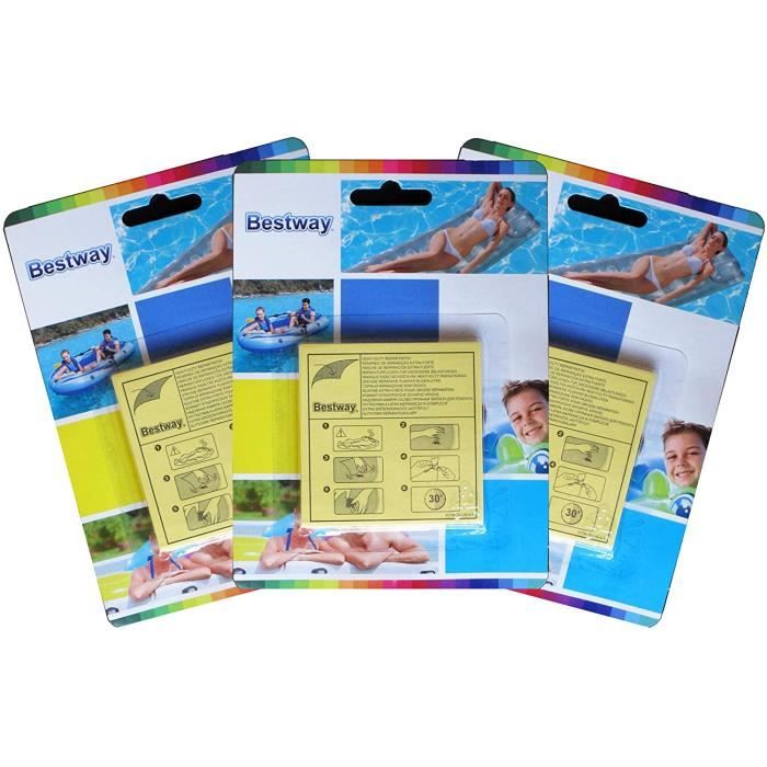 Kit Réparation Piscine Imperméable Tiepetly - Transparent Pour Matelas, Jacuzzi, Gonflables PVC 60ml