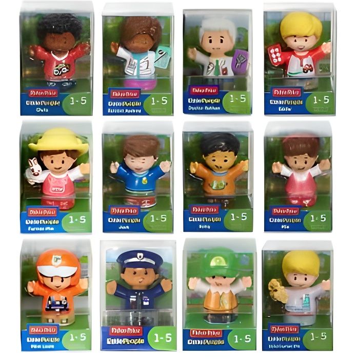 Mattel Fisher price little people DVP63 asst Lot de 2pcs Figurine aleatoire Parmis 8 a 10 modeles differents Neuf Cdiscount Jeux Jouets