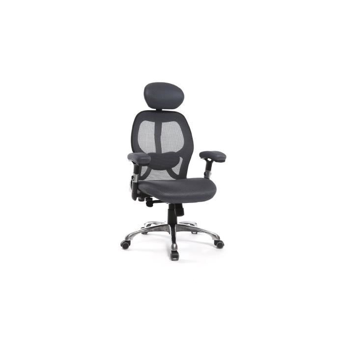 Miliboo Fauteuil De Bureau Ergonomique Gris Ultimate V2 Plus Achat Vente Chaise De Bureau Soldes Sur Cdiscount Des Le 20 Janvier Cdiscount