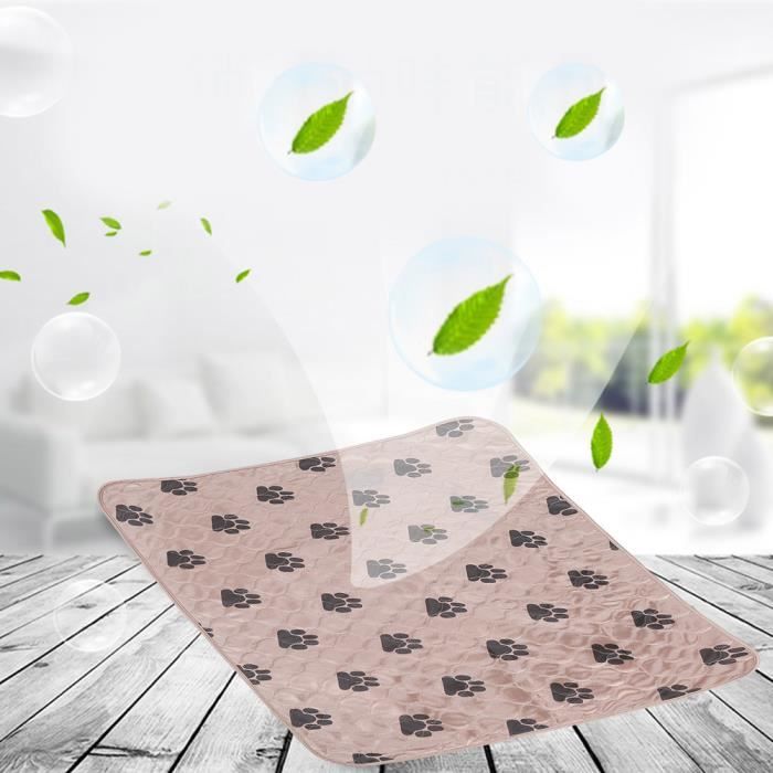 Meilleurs prix pour Tapis étanche réutilisable pour chien chat - minifinker - motif patte - 8 tasses absorbantes