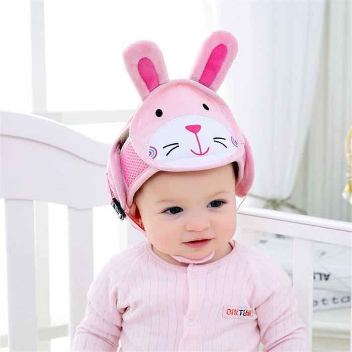 Chapeau Bebe Securite Ajustable Casque De Protection Pour Marche Harnais Lapin Cdiscount Puericulture Eveil Bebe
