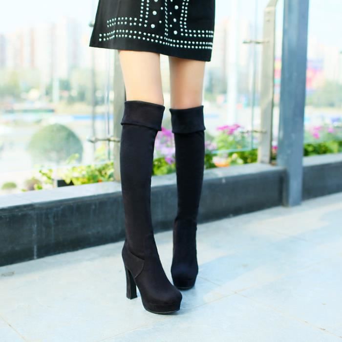 Bottes genou femme shop