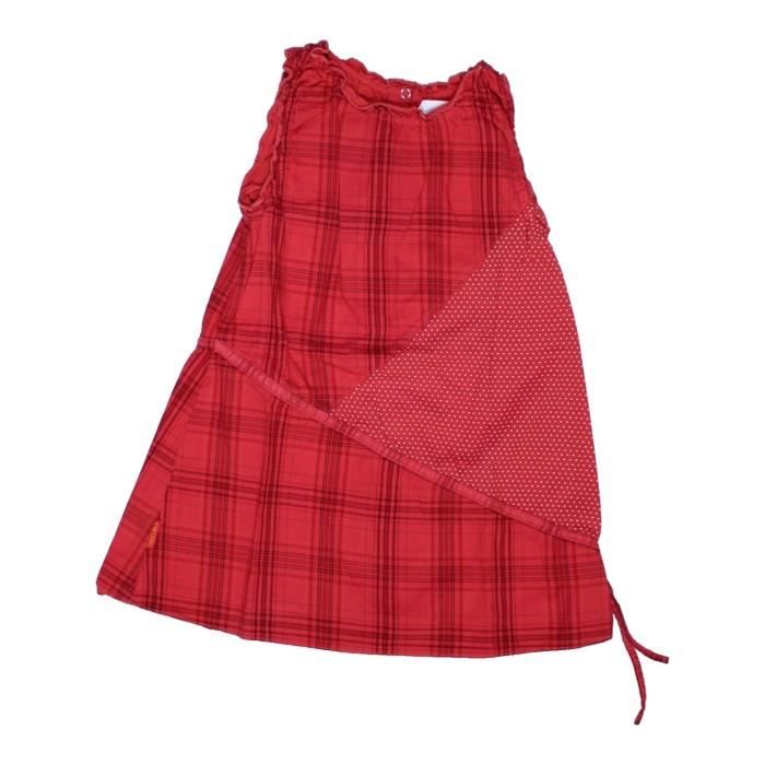Robe Bebe Fille Okaidi 12 Mois Rouge Ete Rouge Cdiscount Pret A Porter