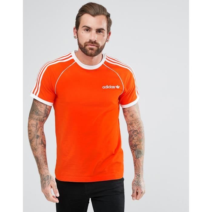 Adidas Originals T Shirt Osaka California Pour Hommes En Orange Cv52 Wx619 Orange Cdiscount Pret A Porter
