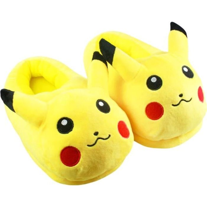 Chaussons Stitch - Homme Femme - Peluche Jaune - Intérieur Hiver - Cadeaux  Noël Halloween Jaune - Cdiscount