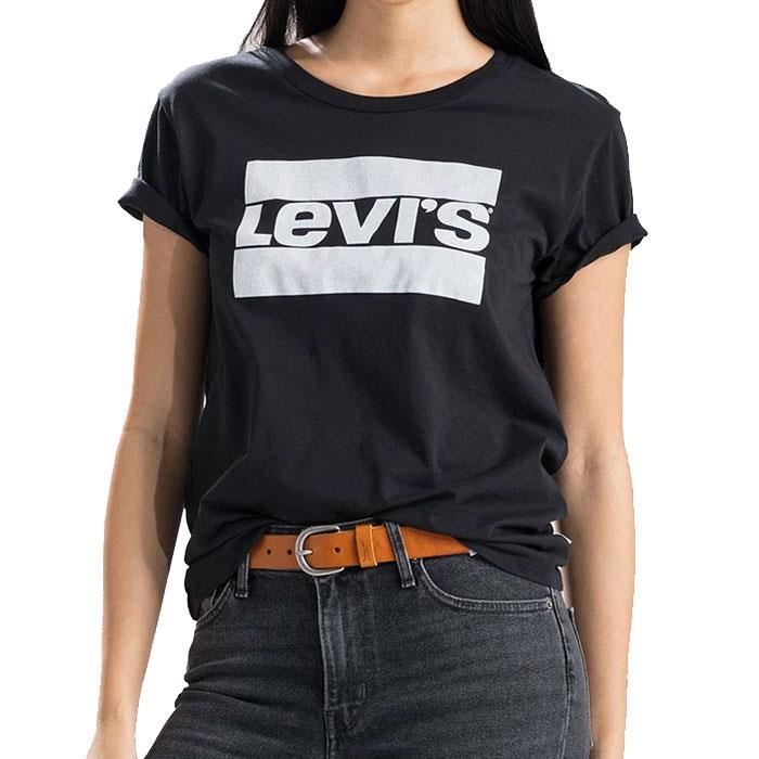 t shirt levis femme noir