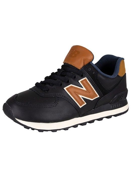 New Balance 574 Baskets En Cuir - New Balance