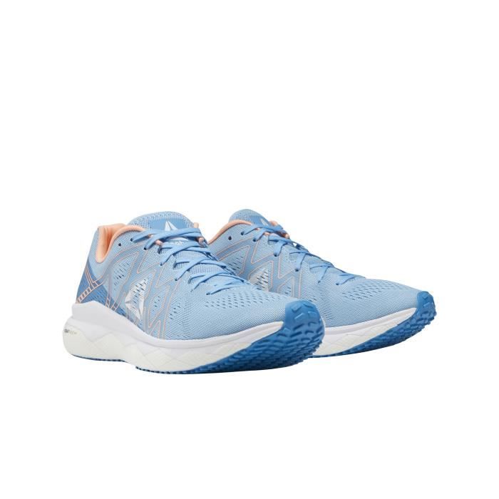 Chaussures de running femme REEBOK Floatride Run Fast Bleu cyan orange peche Usage intensif Drop 8 mm Cdiscount Sport