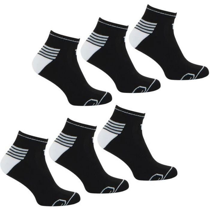 Lot de 5 paires de chaussettes basses femme Access Wilson Noir