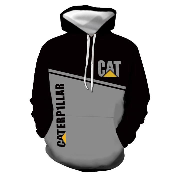 Sweat shirt a capuche Wolf pour homme femme collection automne hiver Black red Cdiscount Pret a Porter