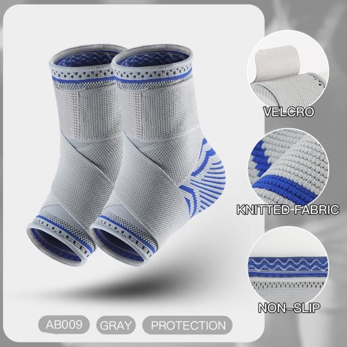 Lot De 2 Protections De Pied Taekwondo - Cheville Et Coup De Pied, Taille M Blanc + Noir Pour Adultes Et Enfants