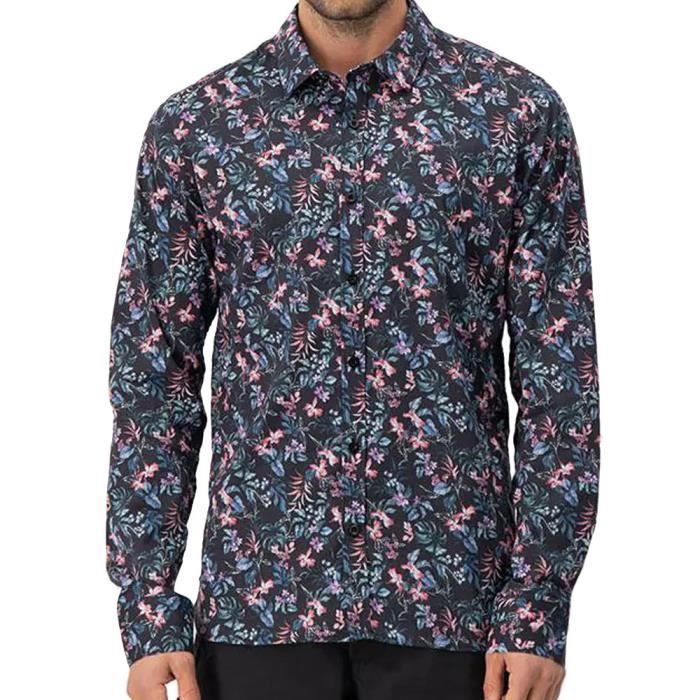 Chemise Homme Teddy Smith Noir Coupe Classique Manches Longues Col Chemise Black Cdiscount Pret a Porter