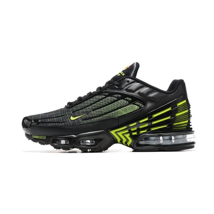 nike air max plus green and black