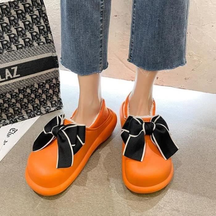 Flamingueo Chausson Baskets - Pantoufles Drole Sneakers Hiver Unisex Taille Unique 35-46