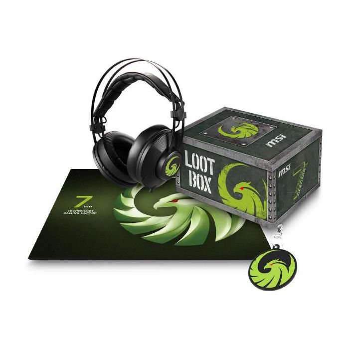 Casque Gamer MSI + Tapis de souris + Porte clé