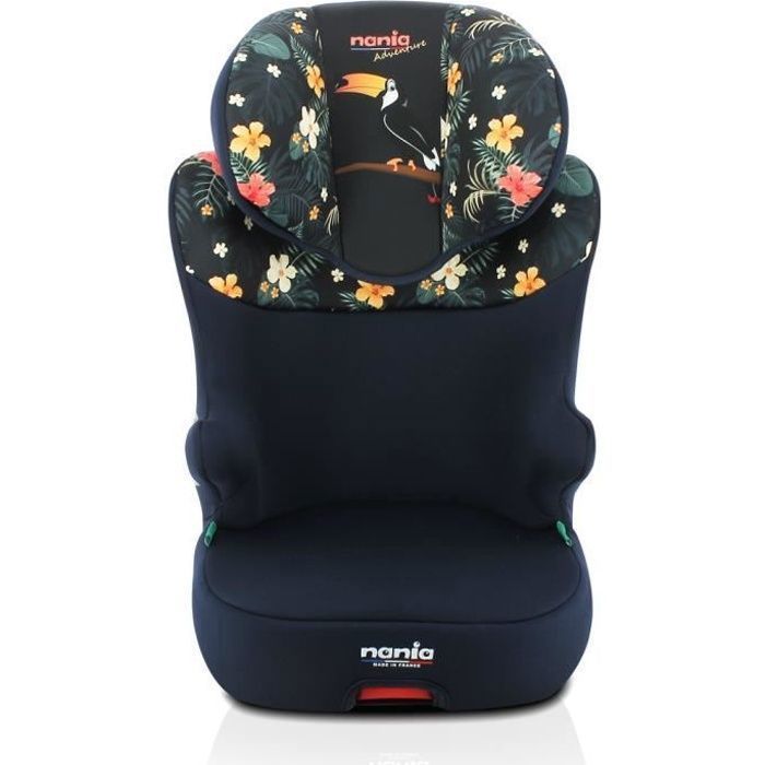 Nania – Rehausseur isofix START I FIX 106-140 cm R129 i-Size – De 5 à 10 ans – Têtière réglable - Inclinable - Toucan