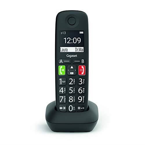 Gigaset E290HX Téléphone Portable supplémentaire avec sonneries Fortes Chiffres Grands et Audio renforcé Touches dappel Rapide