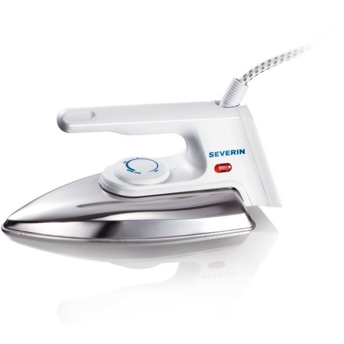 Fer à repasser SEVERIN - BA3211- Semelle aluminium brossé - 1200 W - Blanc