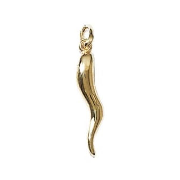 Pendentif Piment Corne dAbondance Plaqué Or Pendentif Piment Corne dAbondance Plaqué Or