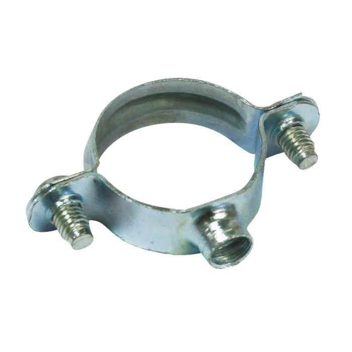 Collier simple Ø22 (x10) - Acier nickelé - SOMATHERM - Solution économique  pour la fixation de tubes et tuyaux